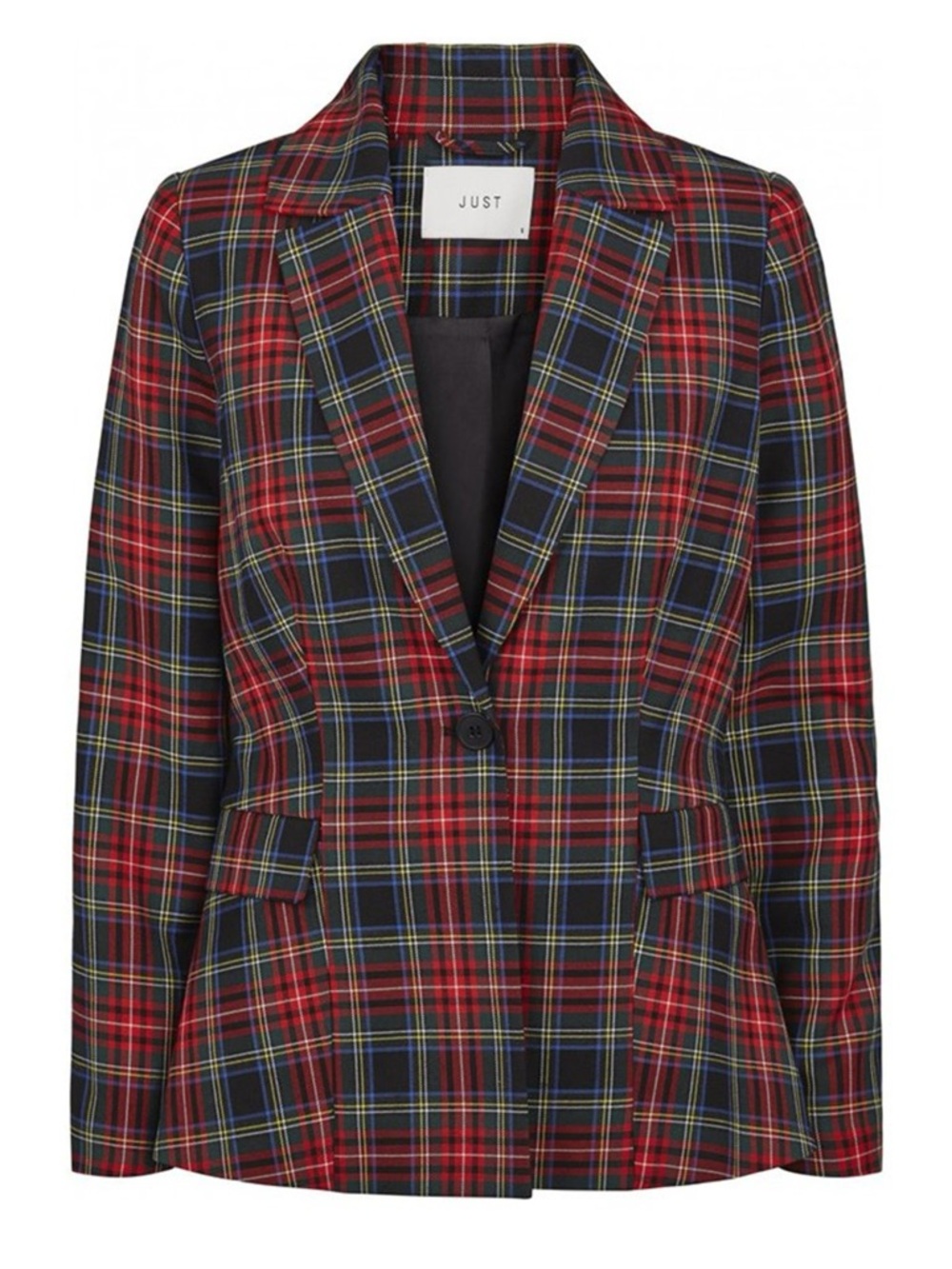 Just Female Red Check Sinclair Blazer